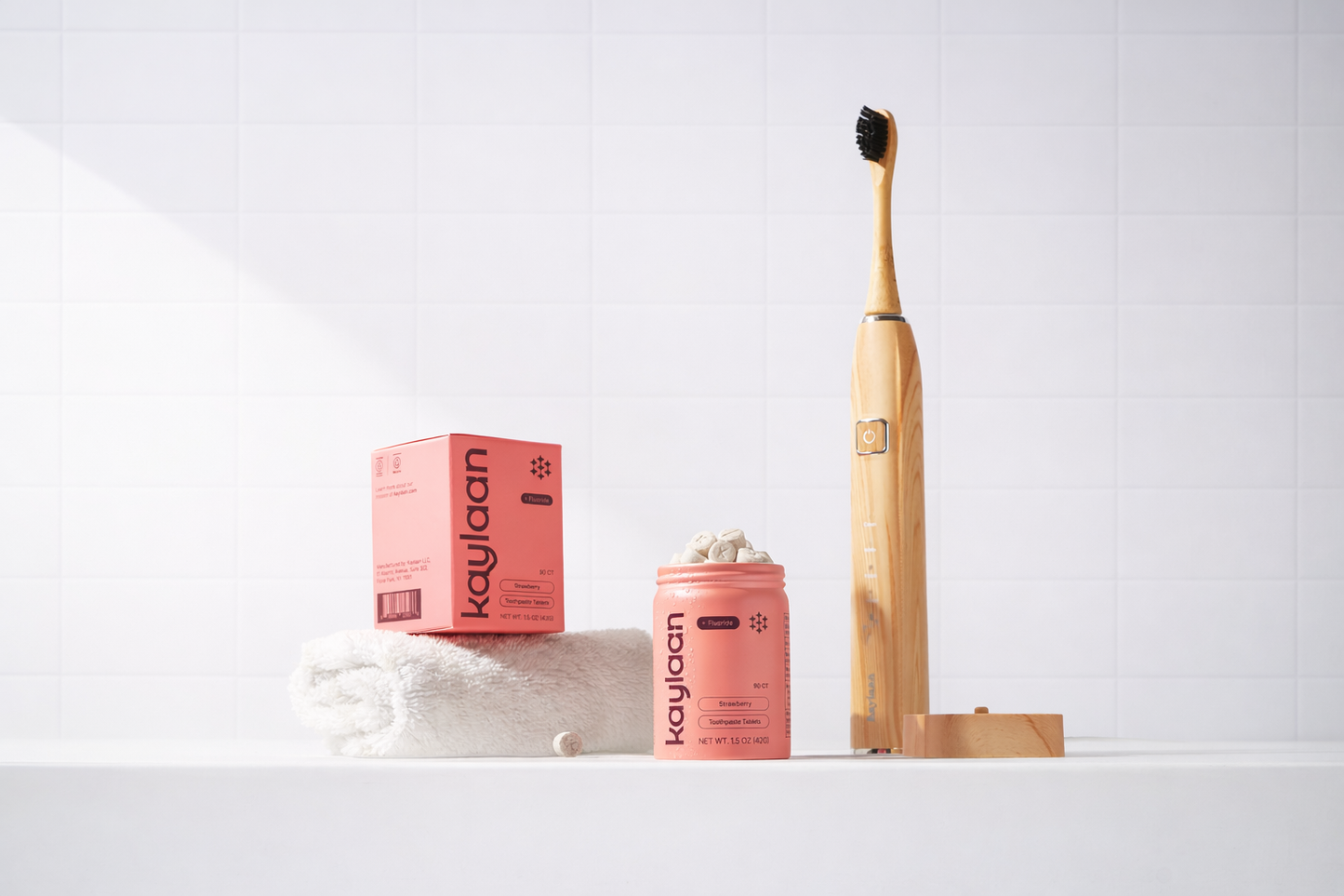 Kaylaan Bamboo Electric Toothbrush - SOLD OUT (Taking Back Order. Ship Date July 1)